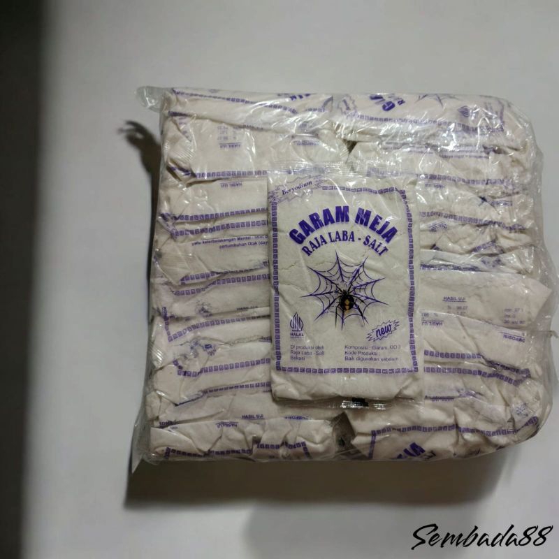 

GARAM MASAK CAP RAJA LABA-LABA 250 GRAM ISI 20 PCS / GARAM BERYODIUM / BUMBU DAPUR / GAREM