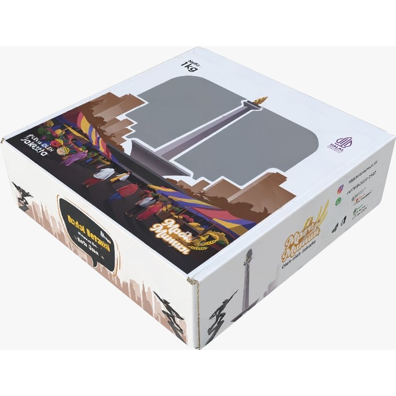 

RB Dodol khas betawi Mpok Mumun oleh oleh dari jakarta berat 1kg rasa original durian