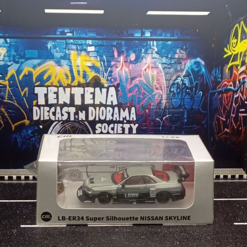 LB-ER34 SUPER SILHOUETTE NISSAN SKYLINE CHASE