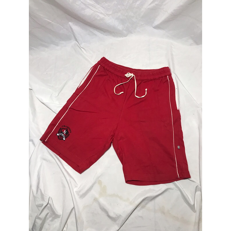 Nego Boskuu > Nevada Short Training Pants Original - Red (Outfit/Pakaian)|Preloved/2nd/Second/Bekas|