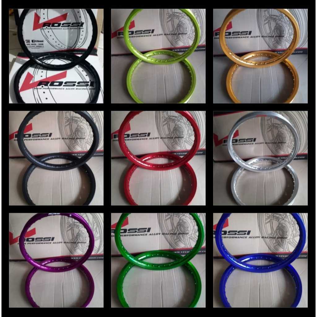 ( HARGA SEPASANG )  VELG V-ROSSI WM-SERIES RING 17 LEBAR 140 / 160 / 185 / 215 HOLE 36 WARNA LENGKAP