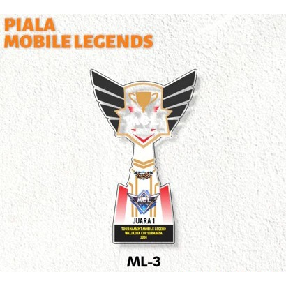 Piala Mobile Legend Plakat Mobile Legend Akrilik Custom Plakat E sport