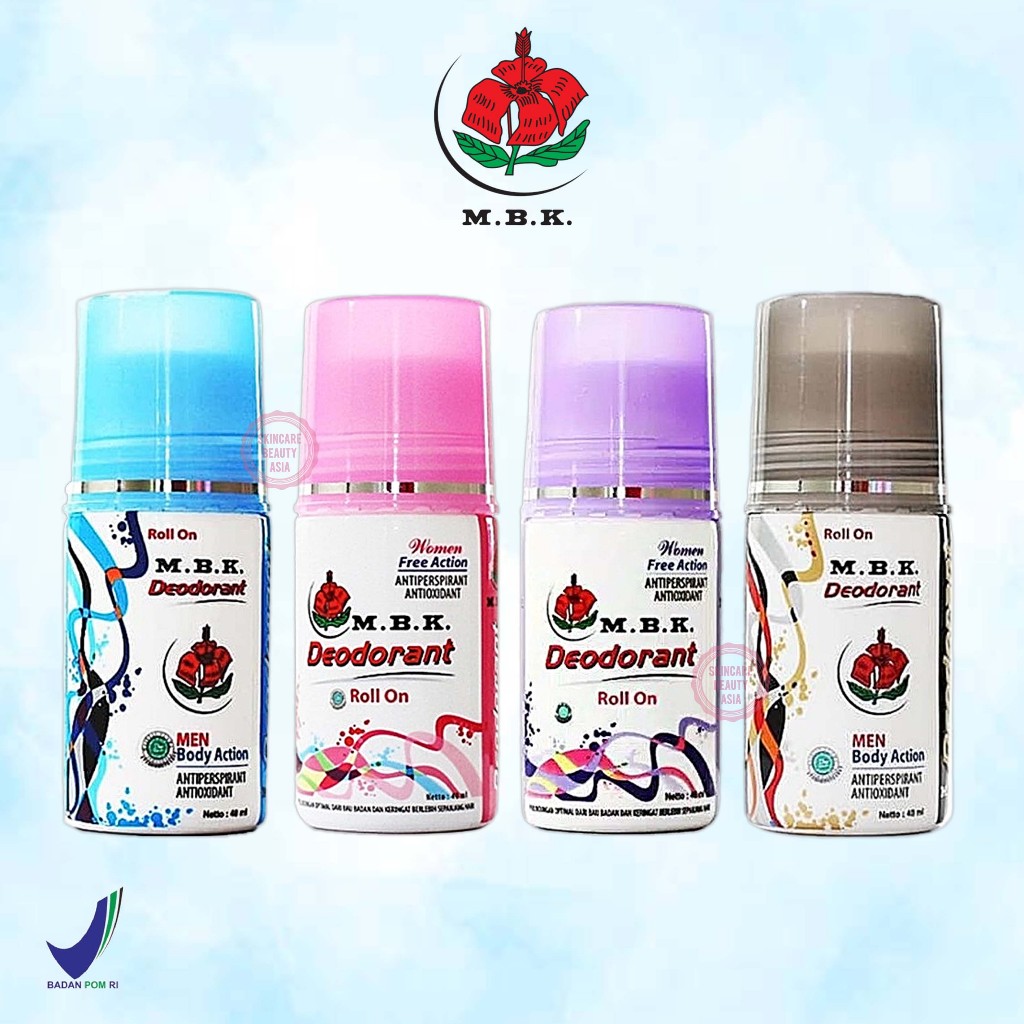 Ayune l MBK Deodorant Roll On 40ml / MBK Roll On Deodorant Men WOmen 40ml bpom original