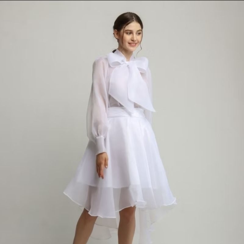 (PRELOVED) Lilith Organza Skirt lunamoonlabel#rok #preloved #baju #bajupreloved #organza #feminine #