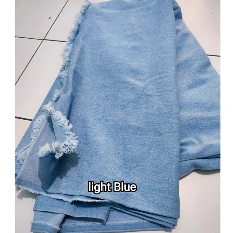 KODE K69W Kain Bahan Celana levis jeans stretch melar  Kain jeans Denim Tebal melar hrg 3 mtr
