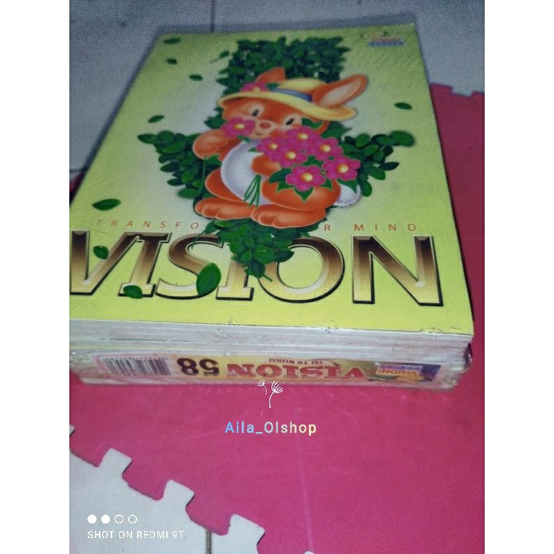 

Buku Tulis Vision 58 Lembar (1 pack, 10 buku)