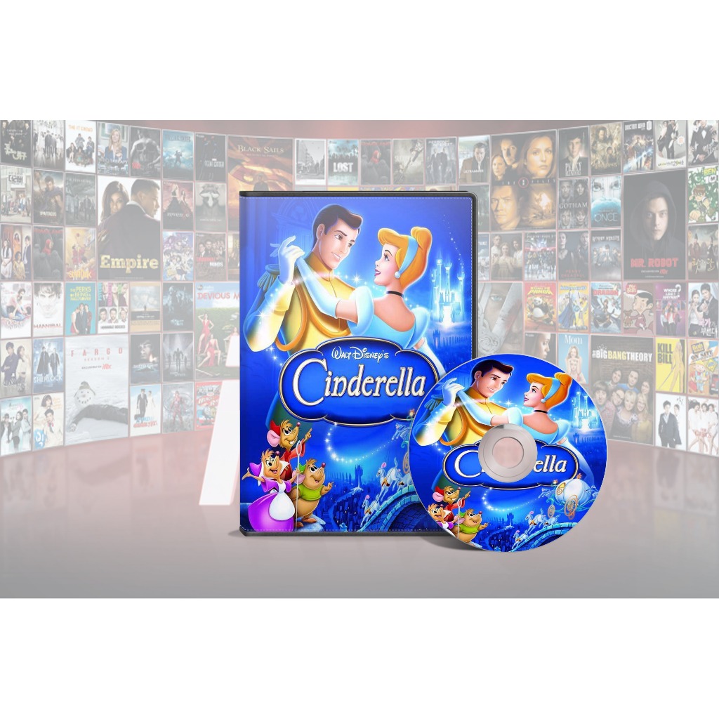 Koleksi DVD Film Animasi Cinderella (1950-2007)