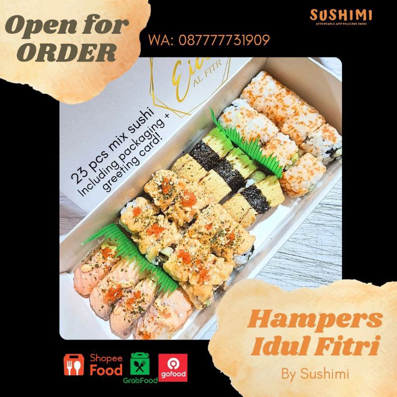 

HAMPERS IDUL FITRI - SUSHI by Sushimi HI