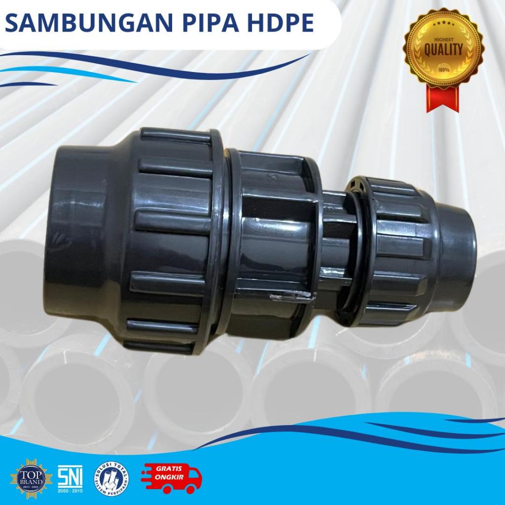 Socket Reducer Pipa Hdpe - Reducer Compression Hdpe