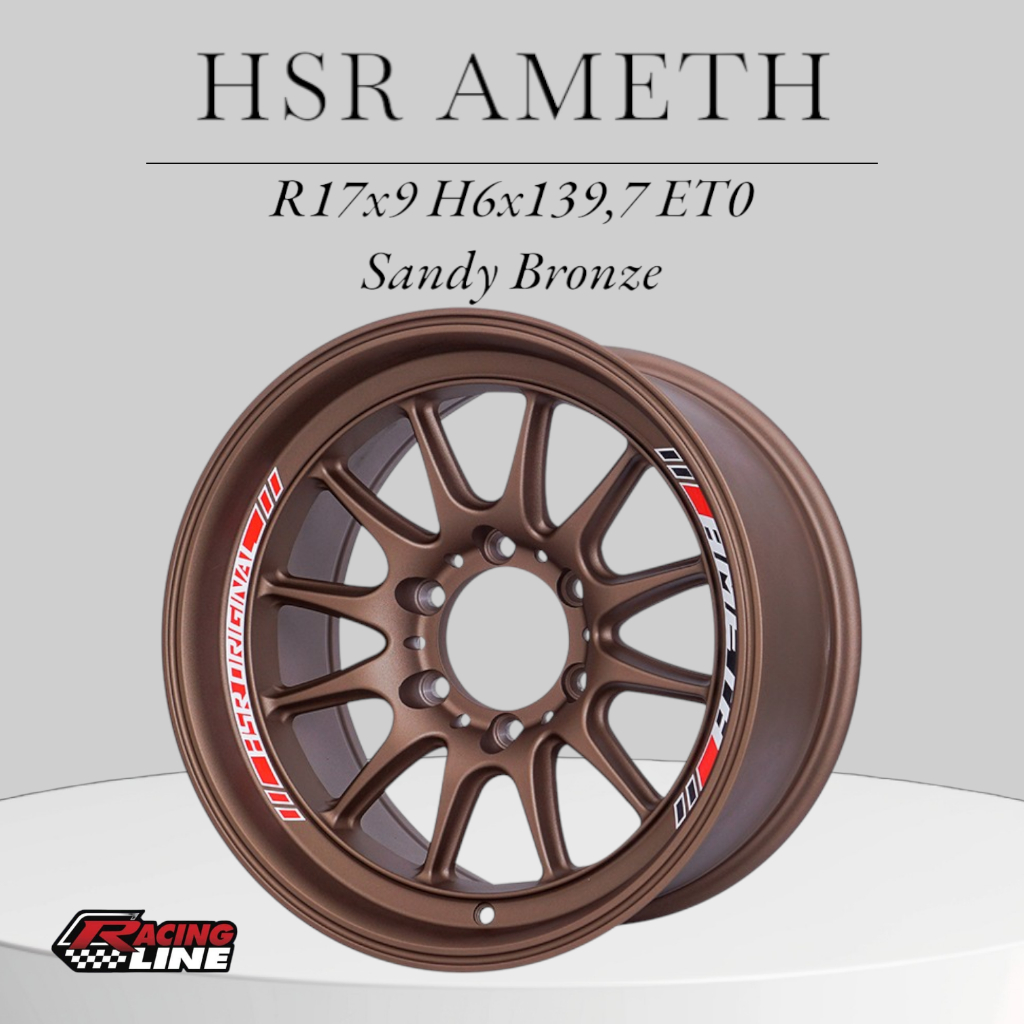 Velg Terrano R17 HSR AMETH - Pelak Mobil Ring 17 Hilux Corolado Strada Pajero Fortuner dll