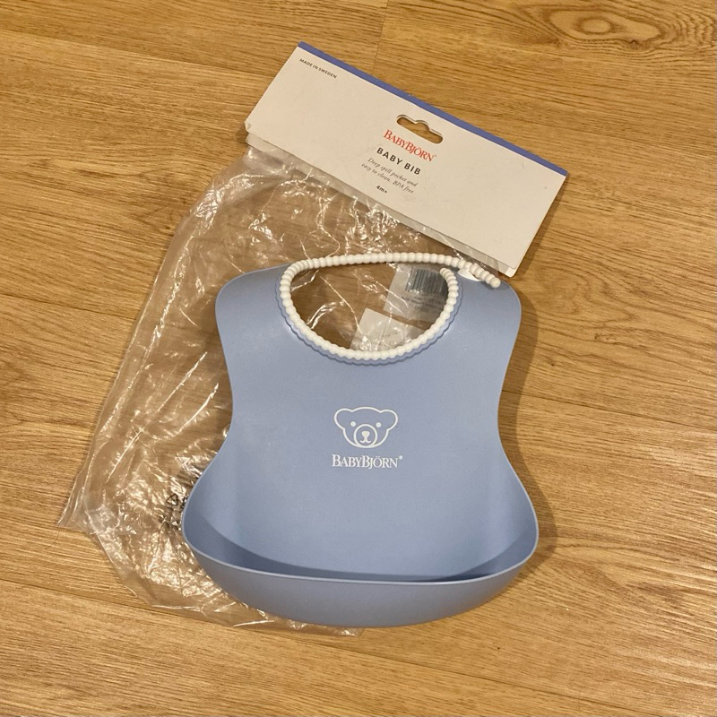 NEW BabyBjorn Baby Bib | Celemek Makan Bayi bukan preloved MPASI
