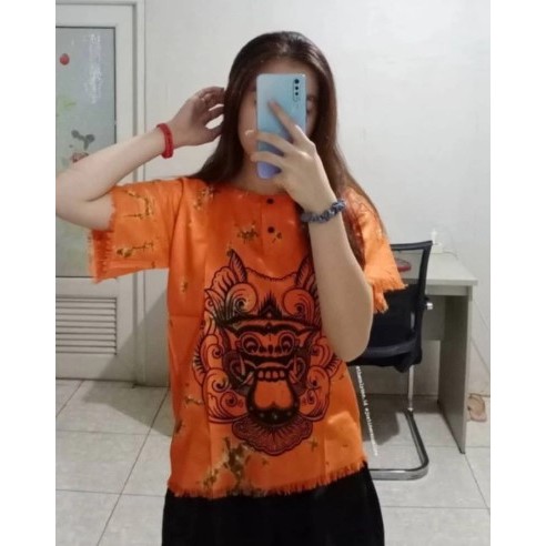 Kaos Pantai Pria Terbaru 2025 Motif Daun Hitam Baju Bali Pria Dewasa
