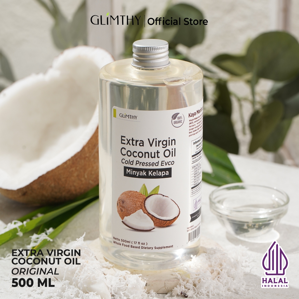 

Glimthy Extra Virgin Coconut Oil Minyak kelapa VCO Original