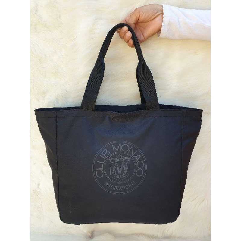 Club Monaco Tas Wanita Totebag Shoulder Bag Besar Roomy Nylon