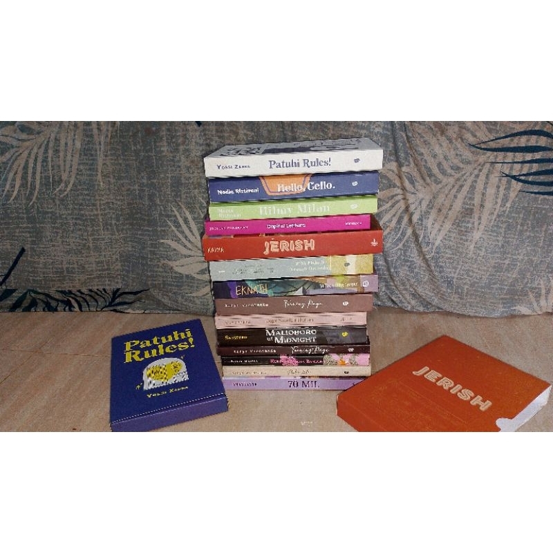 PRELOVED NOVEL ORI HELLO CELLO, TURNING PAGE HC, HILMY MILAN, IF WE MAKE IT THROUGH DECEMBER HC, EKN