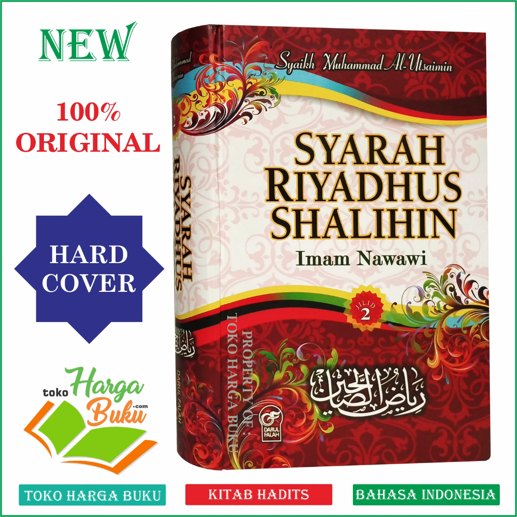 Foto Syarah Riyadhus Shalihin Jilid 2 Syaikh Muhammad Al-Utsaimin ORI Hard Cover Penerbit Darul Falah