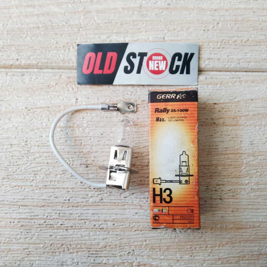 BOHLAM LAMPU H3 HALOGEN 6V 25W -NEW OLD STOCK-