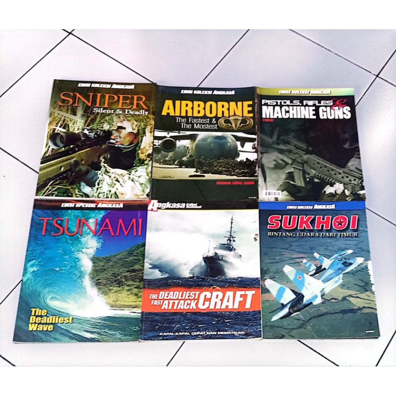MAJALAH MILITER EDISI KOLEKSI ANGKASA
