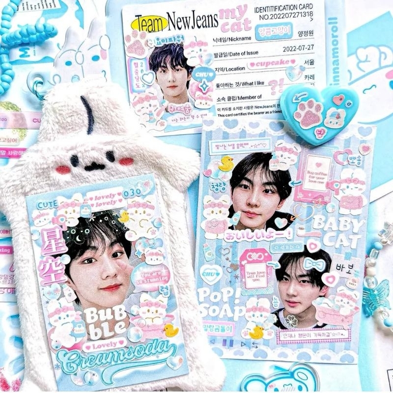 

(siap kirim) ORI STICKER SOOANG STUDIO YANY STUDIO KOREA OFFICIAL DECO POLCO TOPLOADER DECO