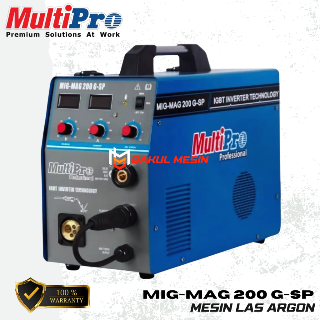 Multipro MIG-MAG200GSP Mesin Las Argon Multipro MIG MAG 200 G-SP