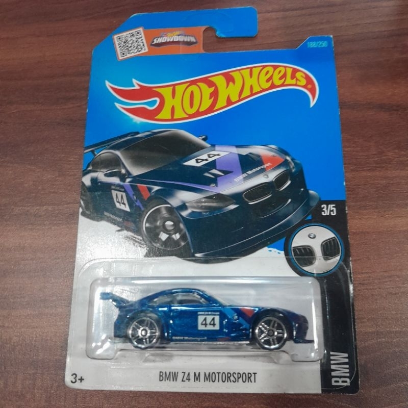 HOT WHEELS BMW Z4 M MOTORSPORT - Blue