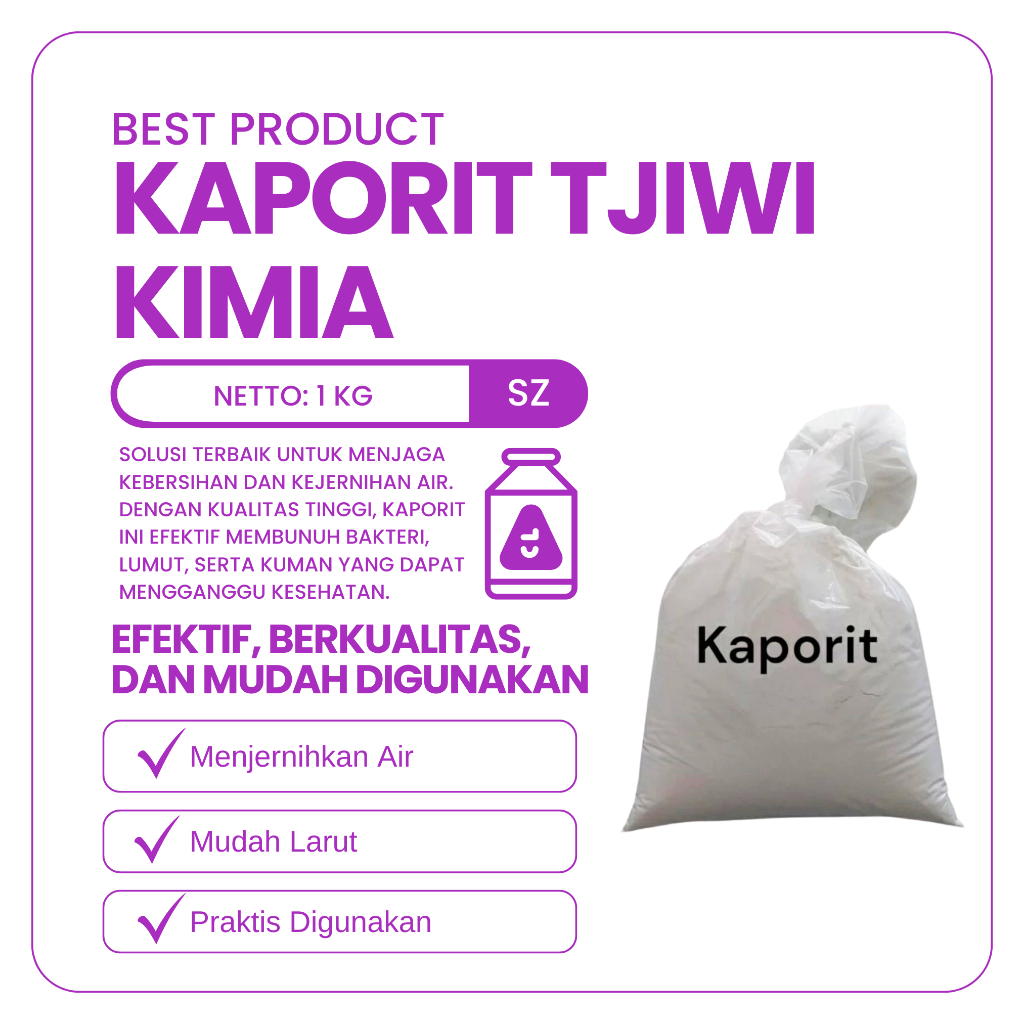 Kaporit Bubuk Tjiwi Kimia 1kg