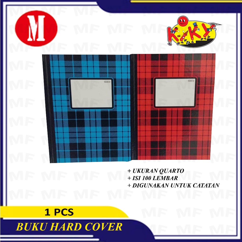 

KIKY Buku Quarto Hard Cover 100 Lembar