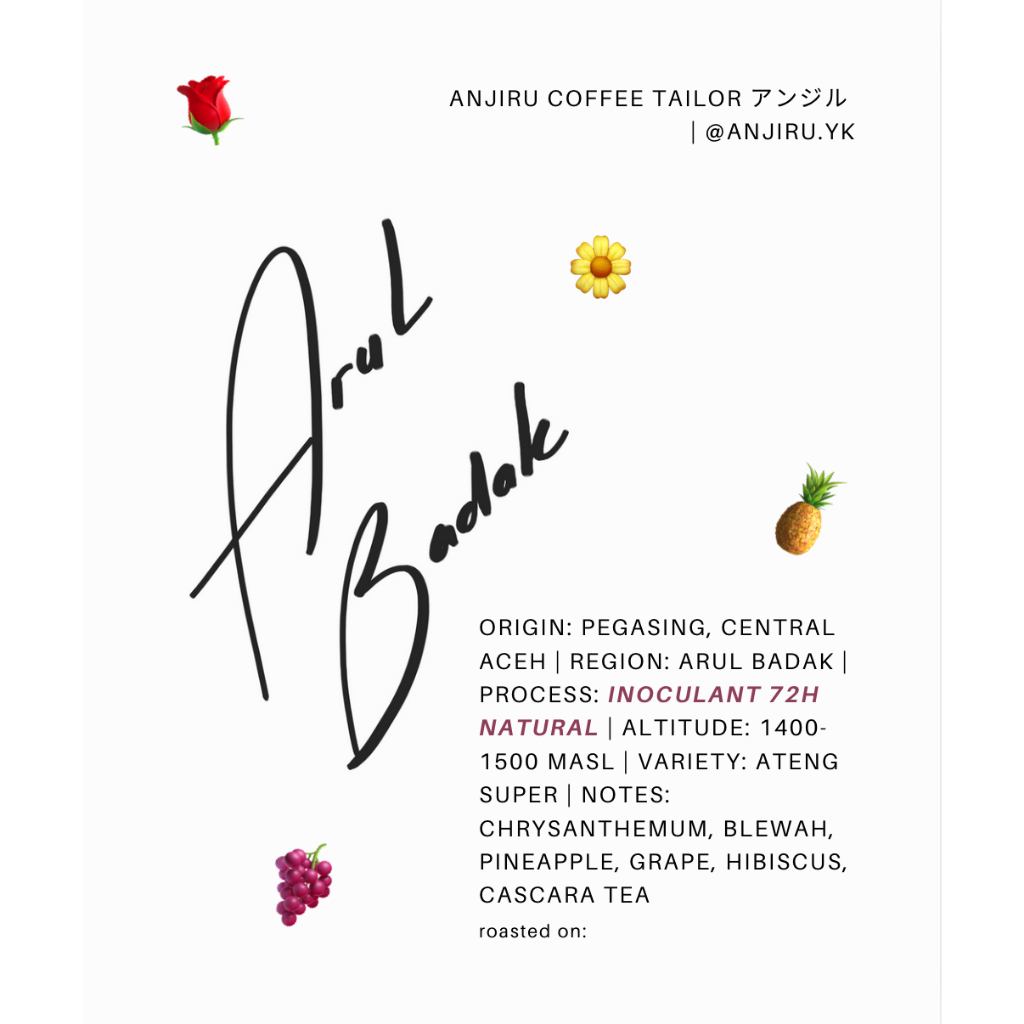 

Kopi Arabika Arul Badak Inoculant 72 Hours Natural Single Origin Filter Roast (BIJI/BUBUK)
