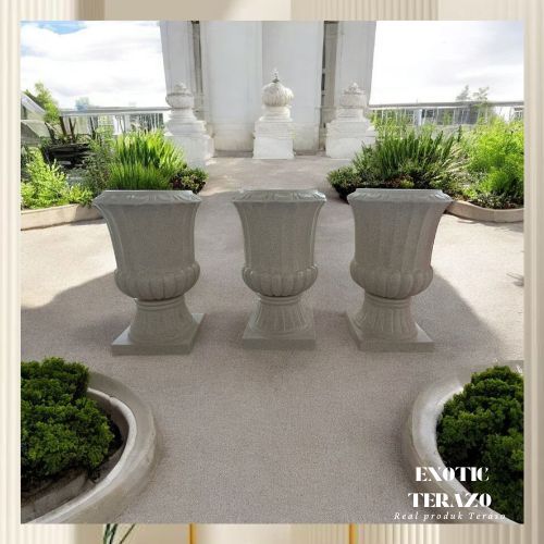 Pot Mewah Jumbo Teraso Model Europe