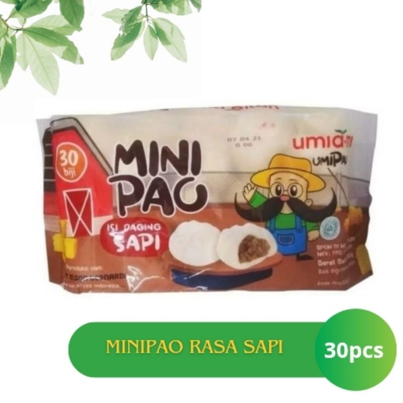 

Umiami Mini Pao isi Daging Sapi Bakpao Mini isi 30pcs