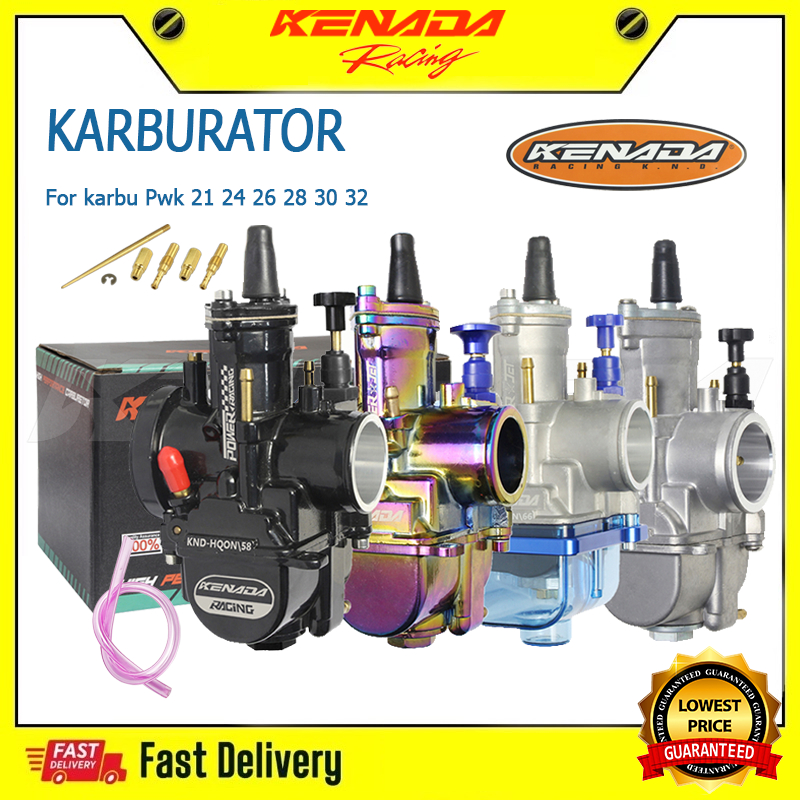 KENADA RACING Karburator karbu Pwk24 26 28 30 32 34 Blue Series transparent transparan KX 85 Ninja R