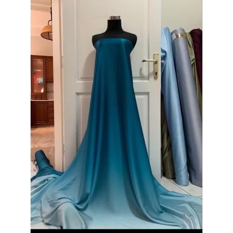 kain Armani silk gradasi/kain armani ombre