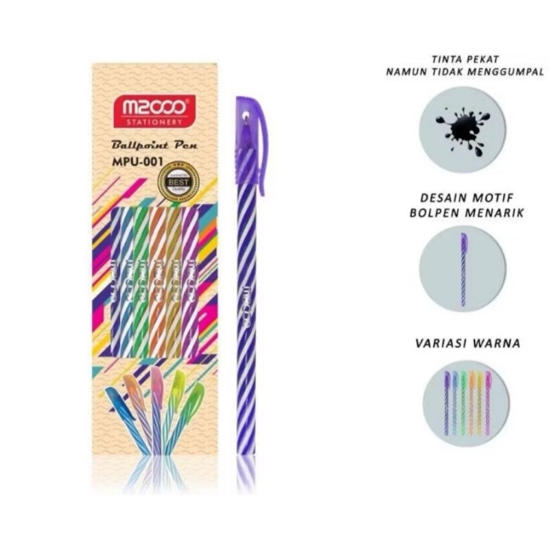 

pulpen motif ilur paket 3 pcs