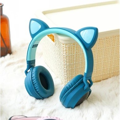 Ataru Headphone Bluetooth Bt028c Warna Biru