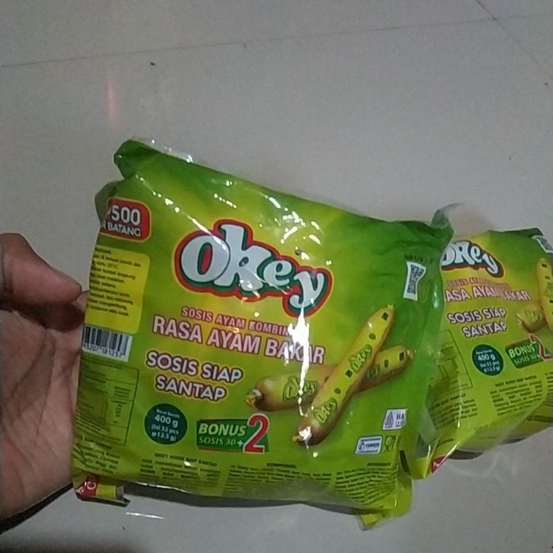 

OKEY SOSIS SIAP MAKAN ISI 32 PCS