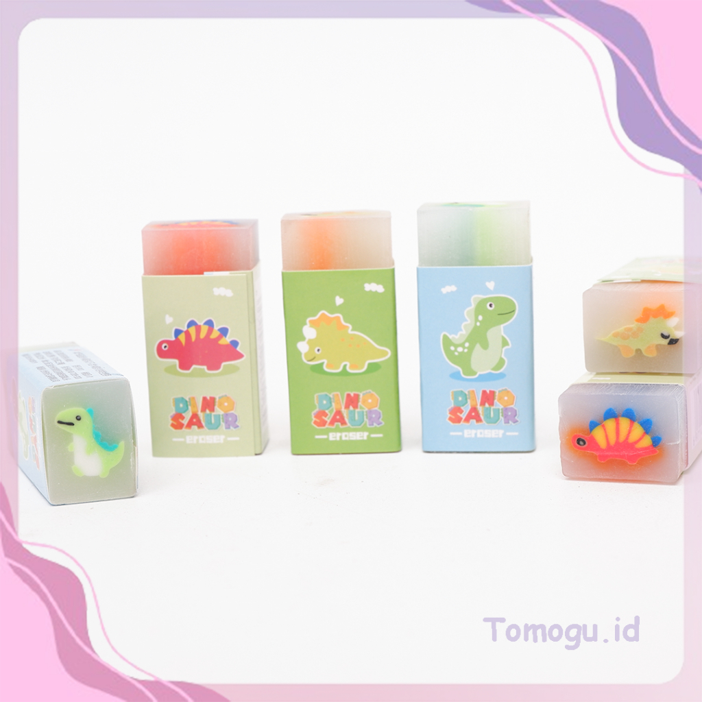 

Penghapus Karet Karakter Dinosaurus Eraser Setip Stip Hapusan Unik Lucu