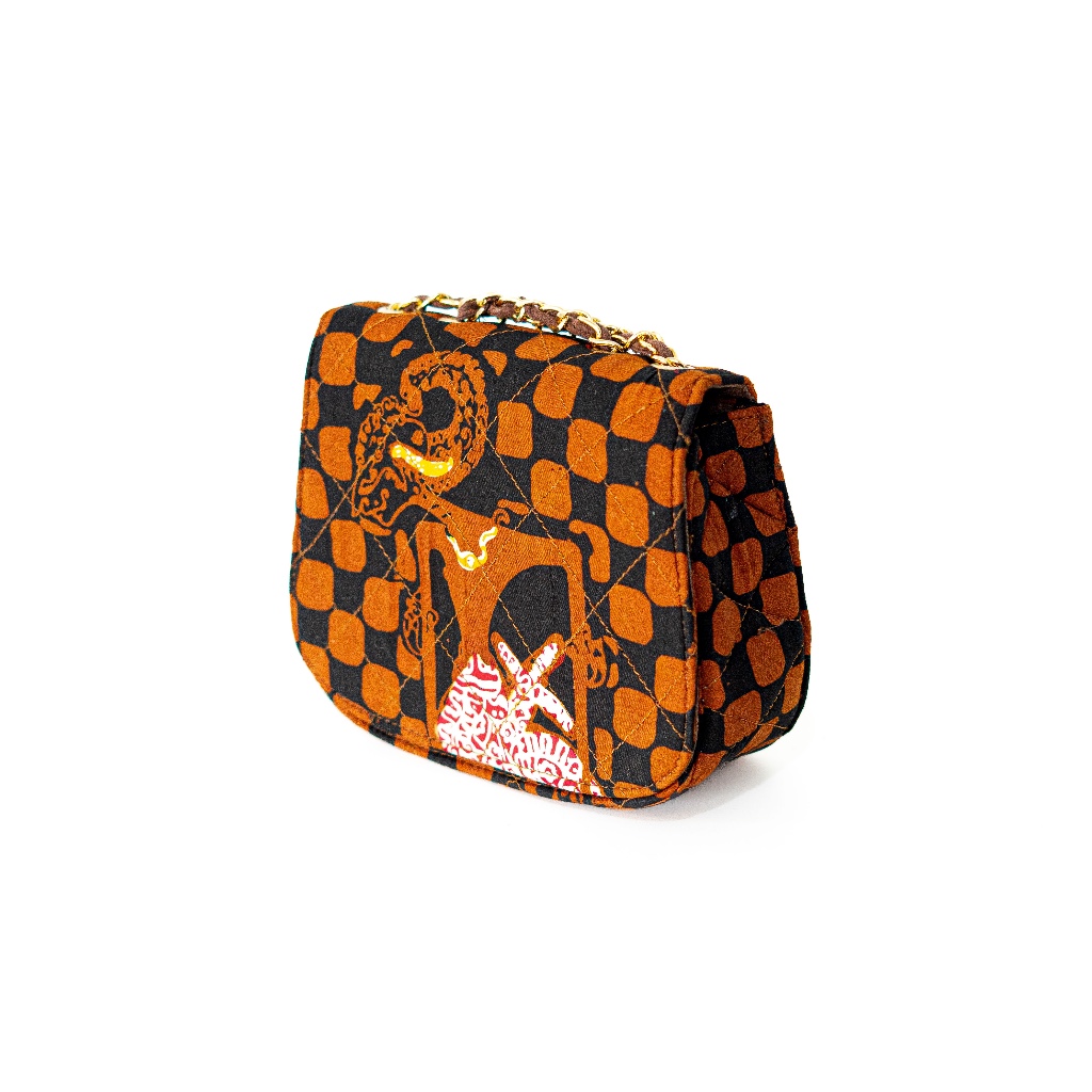 Tas Batik Motif Wayang Tali Rantai Wanita