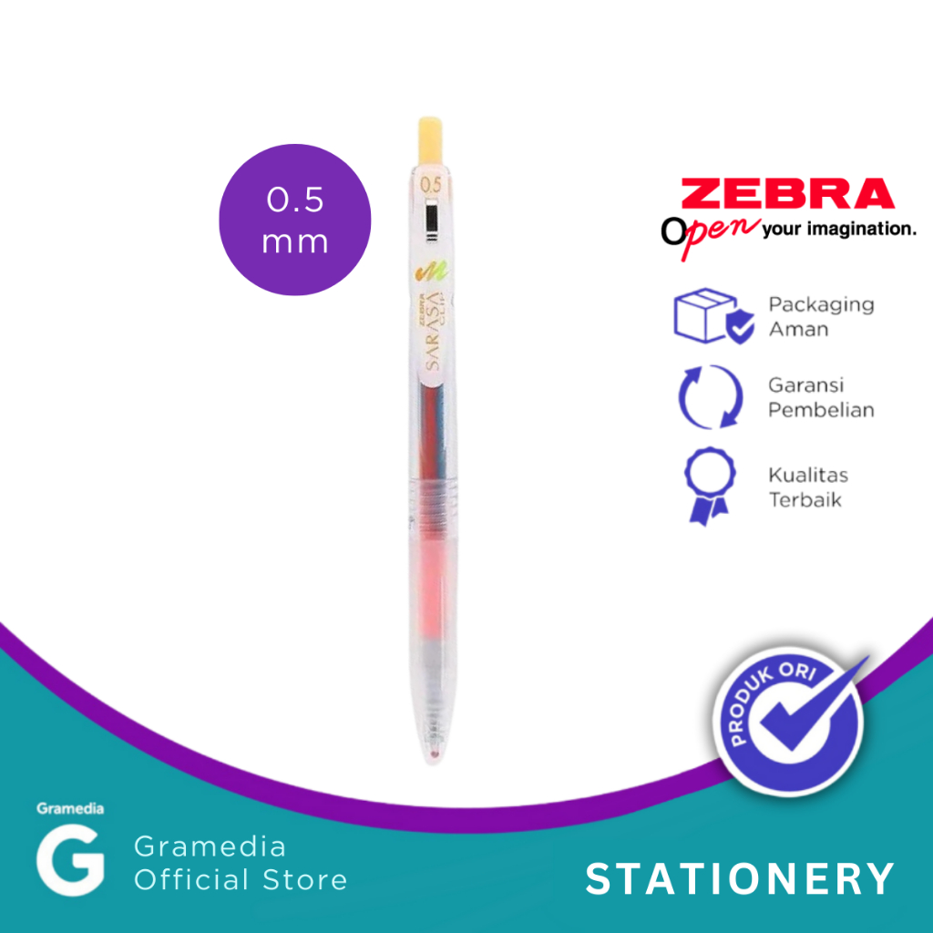 

Zebra Sarasa Clip 05 Marble Hawaiian Pineapple