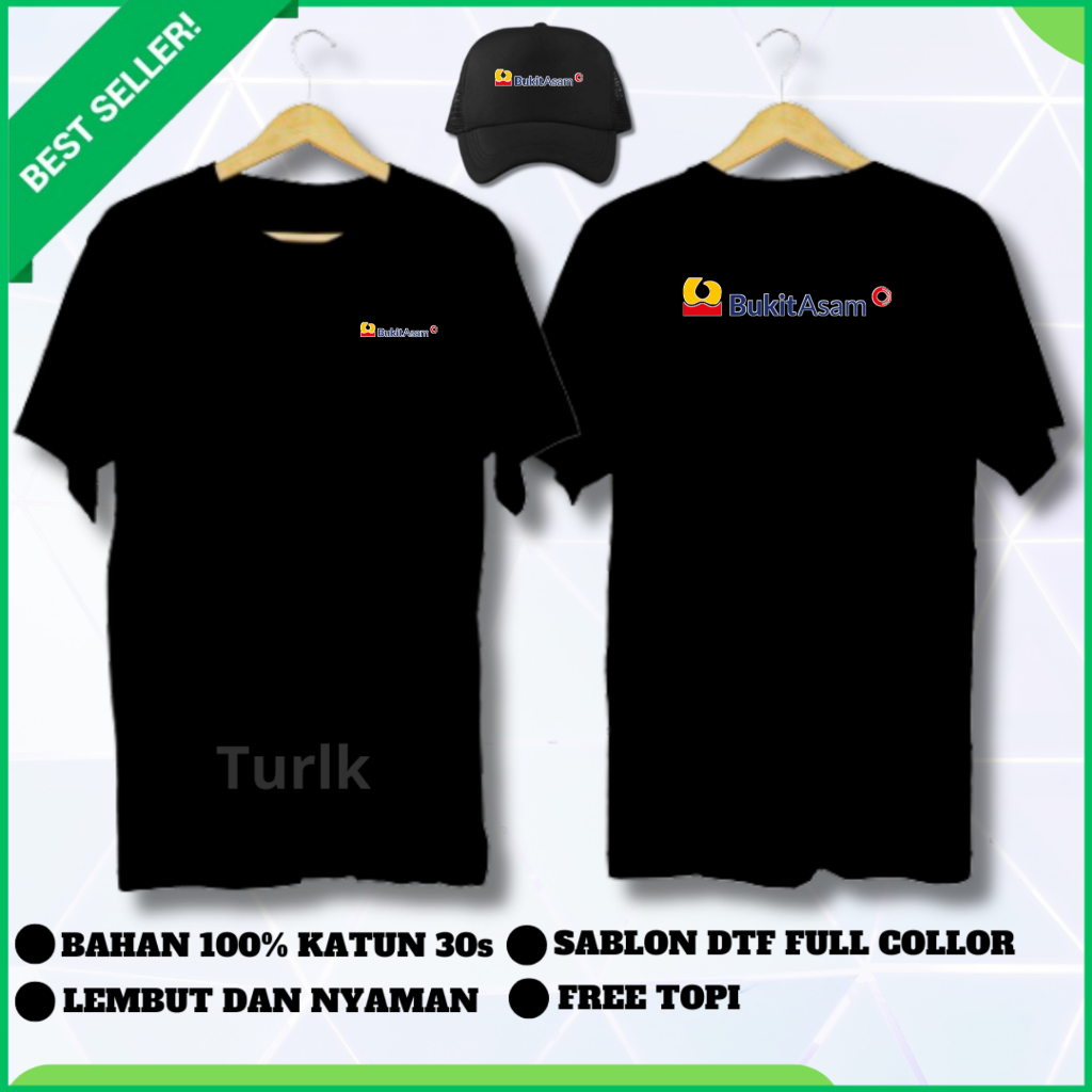 Kaos Bukit Asam Tshirt Bukit Asam