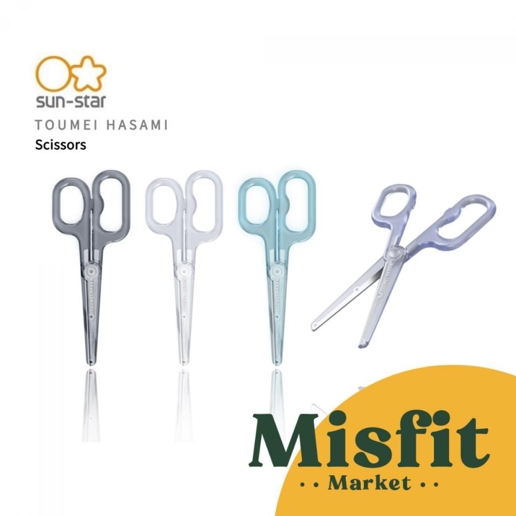 

SUN STAR Toumei Hasami Scissors Gunting Transparent Transparan Bening Estetik Aesthetic