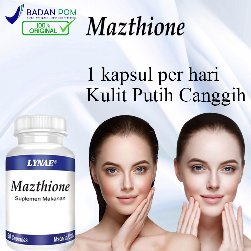 [READY STOCK] Mazthione glutathione whitening kapsul  femina  whitening supplement/Antioksidan - BPO