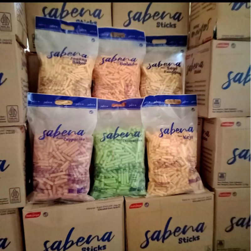 

Snack sabena. paket kemasan 3 karung