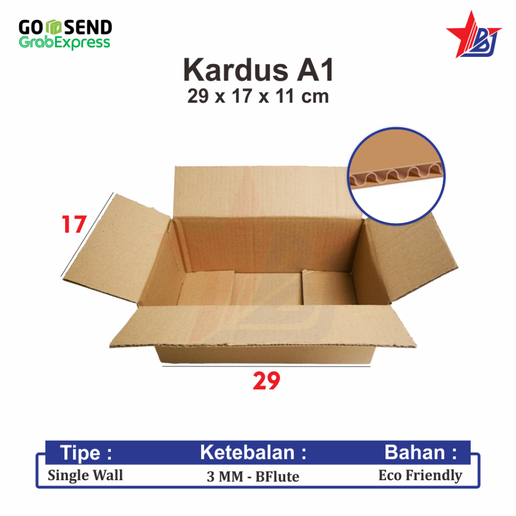 

DUS/BOX/KARTON/KOTAK/PACKING/KEMASAN/POLOS/Handcraft/Kardus 29 x 17 x 11 cm (Kardus 29 x 17 x 11 cm)