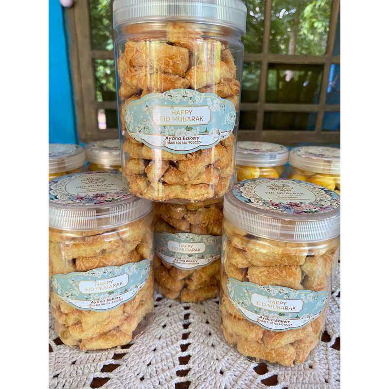

Kastengel Premium keju edam Toples 750ml