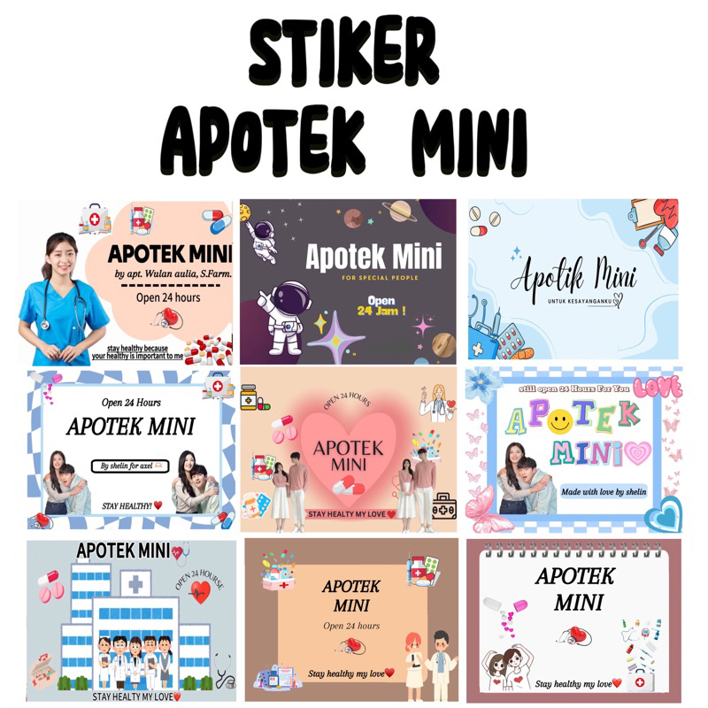 

Stiker apotek mini