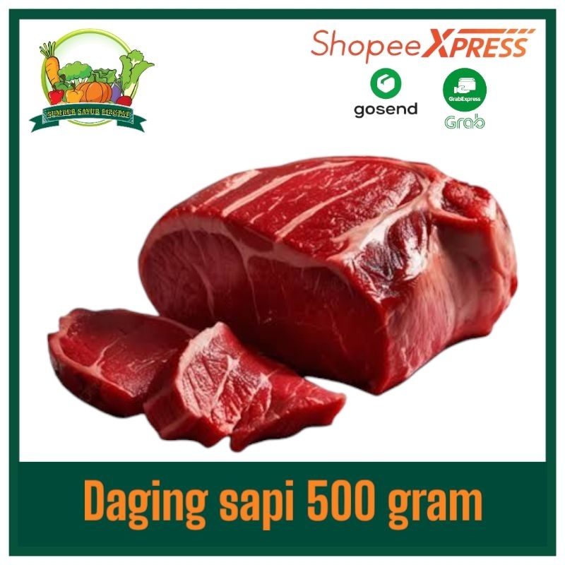 

Daging sapi lokal fresh ±500 gram - KIRIM INSTAN