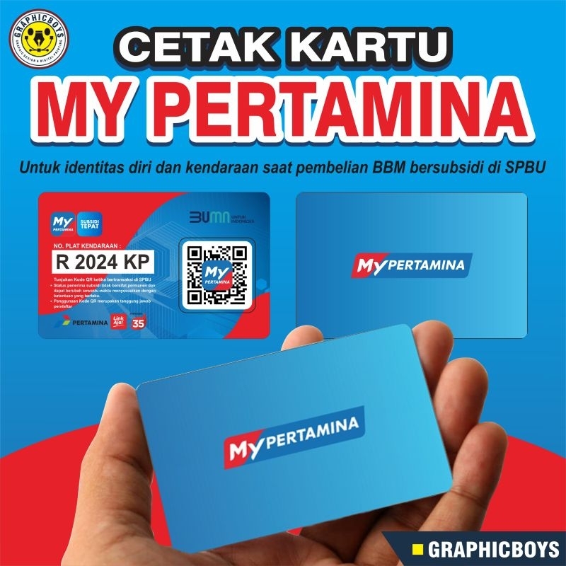 

Cetak Kartu PVC My Pertamina Cepat Jadi, Cetak Kartu PVC My Pertamina Termurah