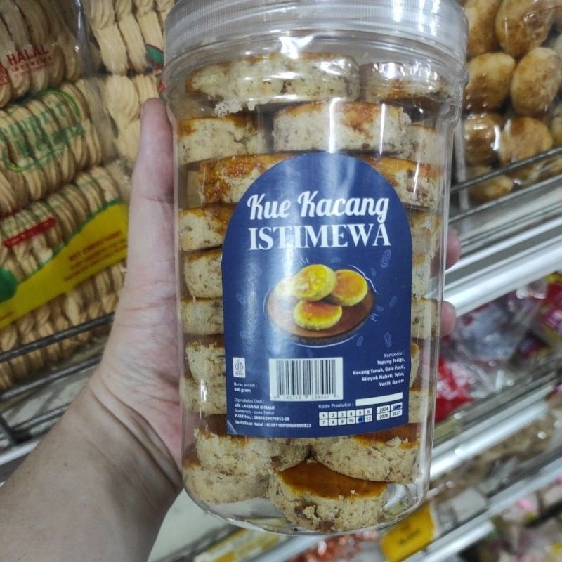 

Kue Kacang Jadul Renyah Lembut Lumer di Mulut | Kue Kering Lebaran Terlaris 500gr