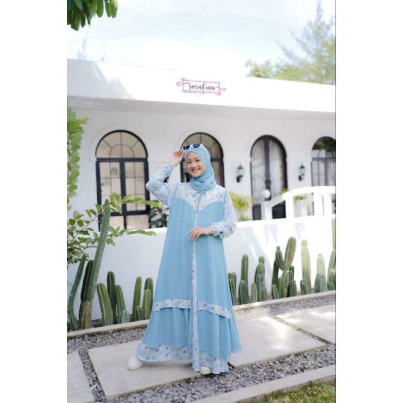 ✅Ready sale Gamis Naima Sarafina / Gamis Anak Inner Outer bisa dilepas
