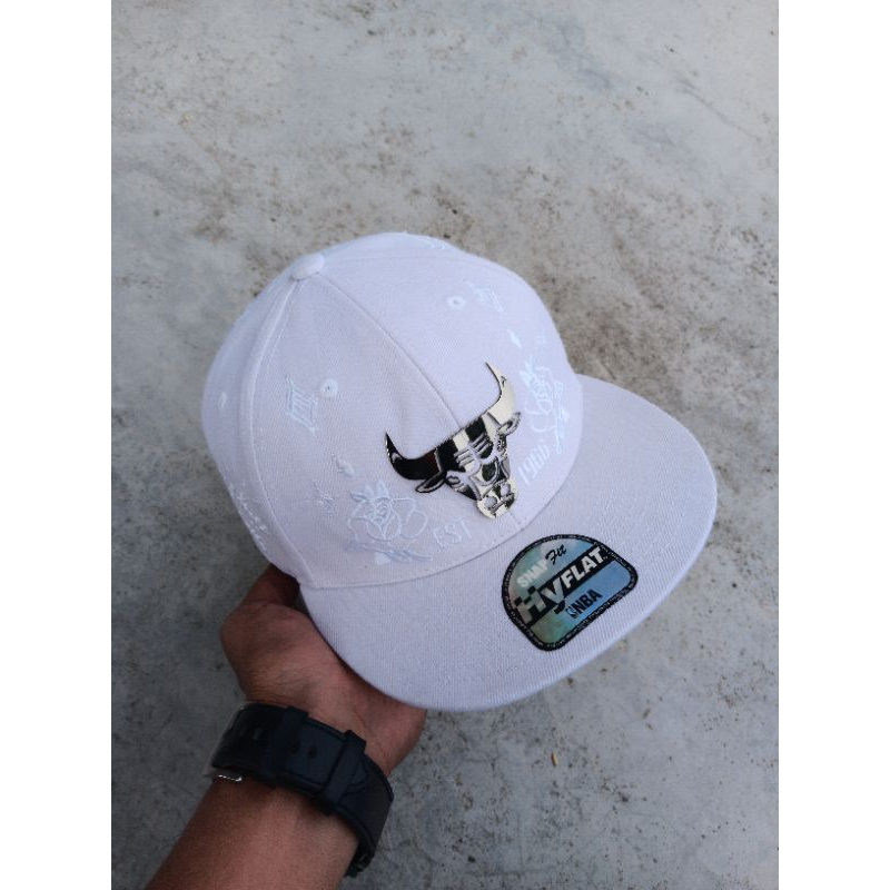 Topi Snapback Banteng..Chicago Bulls Hy Flat